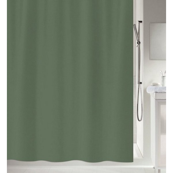spirella Duschvorhang Spirella Anti-Schimmel Duschvorhang - Anti-Bakteriell, waschbar Breite 180 cm, Anti-Schimmel Textil-Duschvorhang, Polyester, 180x180 cm, w