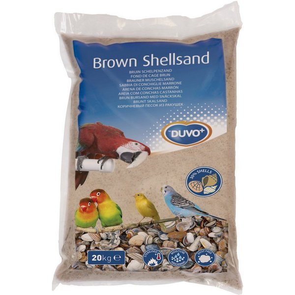 DUVO+ Vogelsand Muschelsand braun