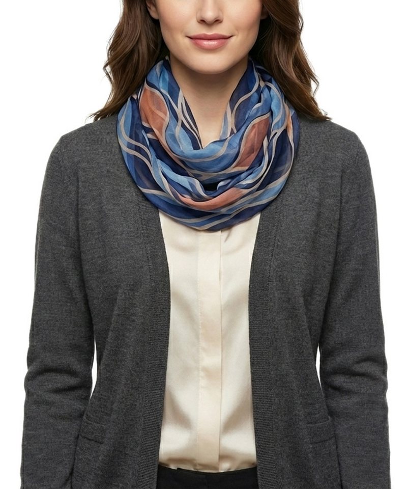 dy_mode Loop Damen Loopschal Leichter Rundschal Schlauchschal für Herbst & Frühling, Zartes und weiches Material – Bild 2 von 3