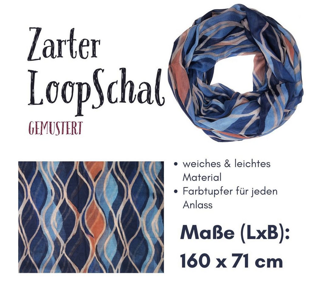 dy_mode Loop Damen Loopschal Leichter Rundschal Schlauchschal für Herbst & Frühling, Zartes und weiches Material – Bild 3 von 3