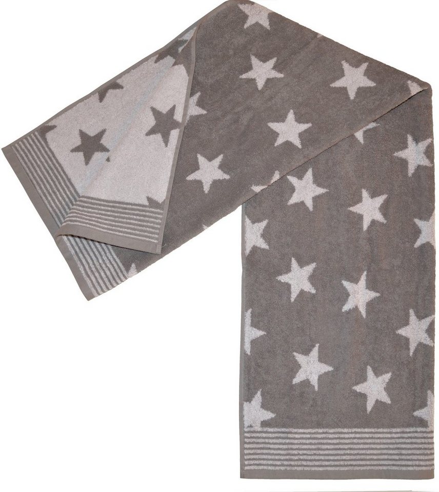 Dyckhoff Badetuch Stars, Walkfrottee (1-St), mit Sternen & Streifen – Bild 2 von 3