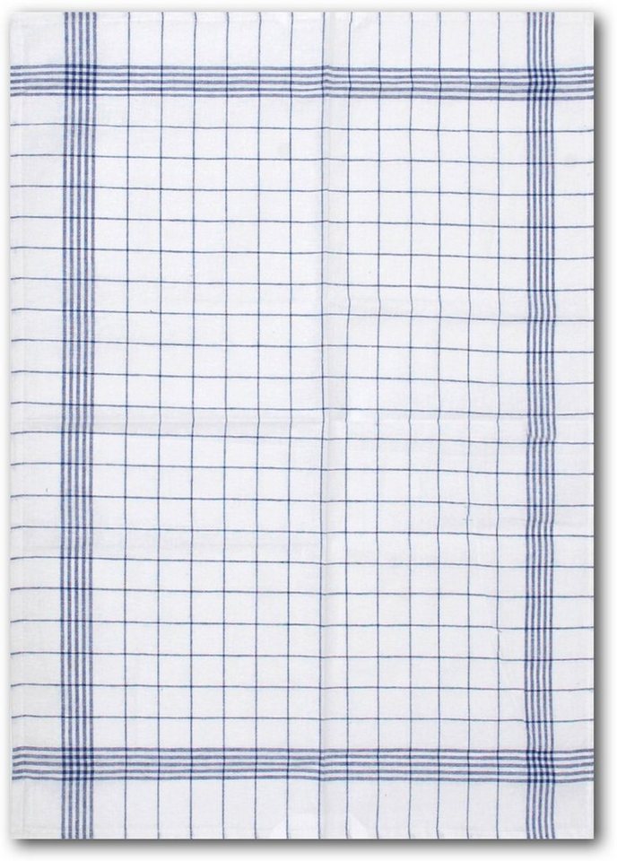 Dyckhoff Geschirrtuch KARO / Halbleinen - 50x70 cm, (Set, 10-tlg) – Bild 4 von 5