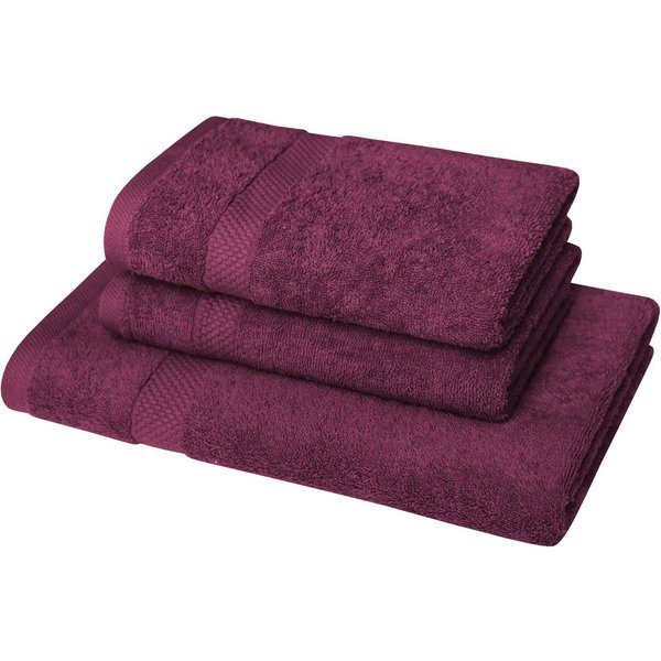 Dyckhoff Handtuch Set Planet, Walkfrottier (Set, 3-St), 2 Handtücher (50x100cm), 1 Duschtuch (70x140cm)