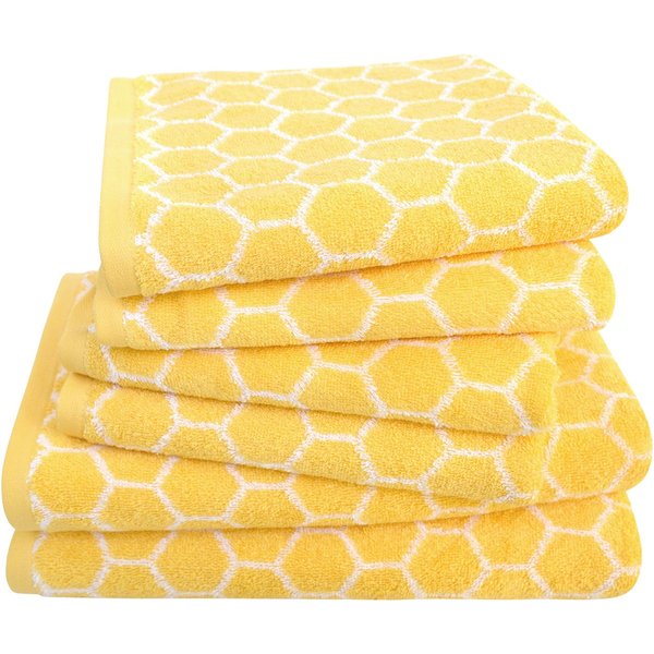 Dyckhoff Handtuch Set Pure Natural Honey, Frottier (Set, 6-St), BIO Baumwolle, GOTS