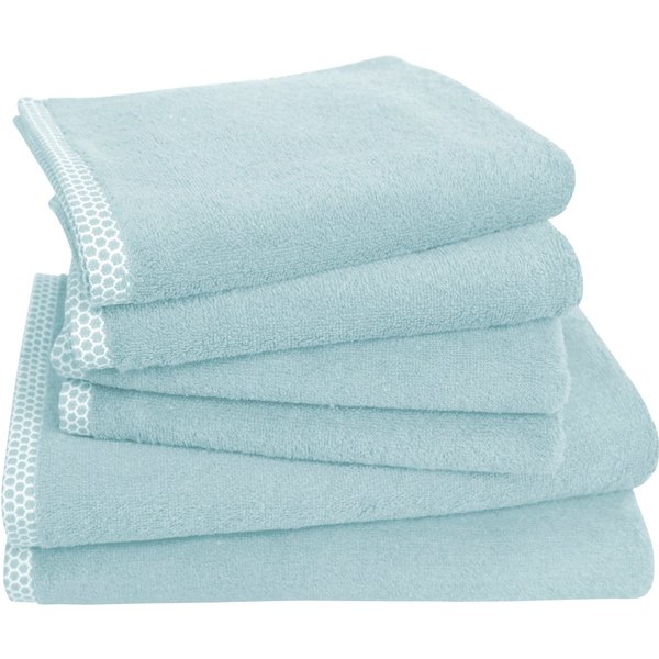 Dyckhoff Handtuch Set Pure Natural Uni, Frottier (Set, 6-St), BIO Baumwolle, GOTS