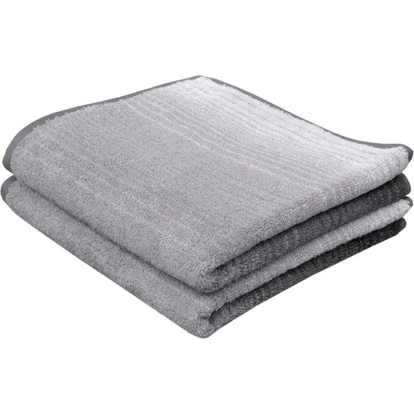 Dyckhoff Handtücher Colori, Walkfrottee (2-St), 2x Handtücher, aus 100% Bio Baumwolle, 450 g/m²