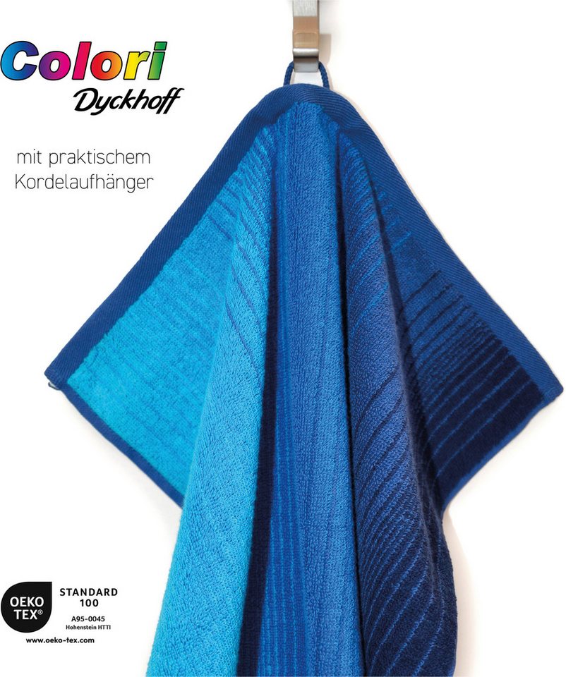Dyckhoff Handtücher Colori, Walkfrottee (1-St), mit Farbverlauf – Bild 2 von 5