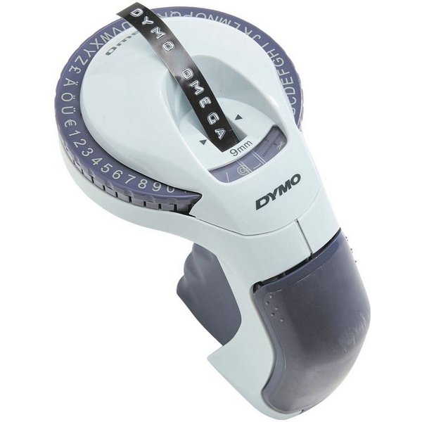 DYMO Beschriftungsgerät Omega, Prägegerät mit Drehregler