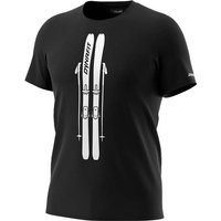 DYNAFIT Herren Shirt GRAPHIC, Größe XL in Schwarz