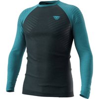 DYNAFIT TOUR LIGHT MERINO M L/S TEE, Größe XL in Blau