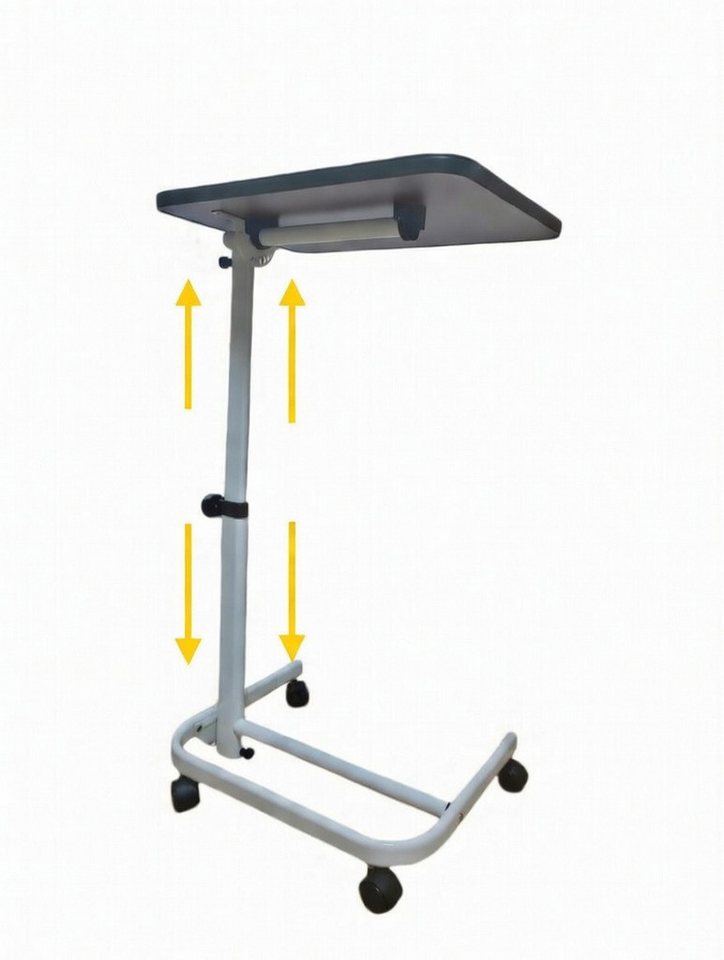 Dynasun Ablagetisch 92390 T005 (1-St), Pflegebett Tisch Beistelltisch Tischplatte Betttisch Höhenverstellbar – Bild 4 von 5