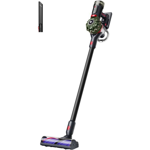 DYSON Akku-Hand-und Stielstaubsauger V8 Cyclone, beutellos, 150 AirWatt, 30 % mehr Leistung. 60 Minuten Laufzeit.