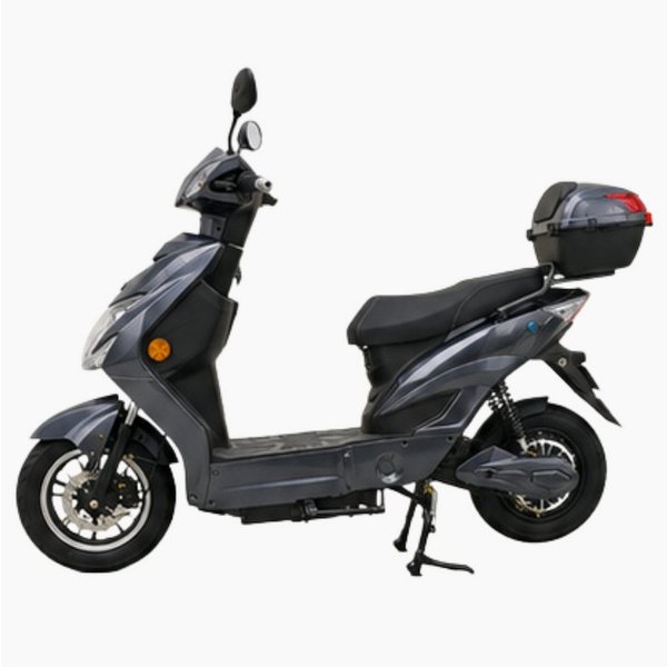 Urban Hopper E-Motorroller Elektro-Roller mit Straßenzulassung in Grau Urban Hopper Enjoy, 1000 W, 45 km/h, Reichweite ca. 75 km mit LED, Scheibenbremsen Inklus