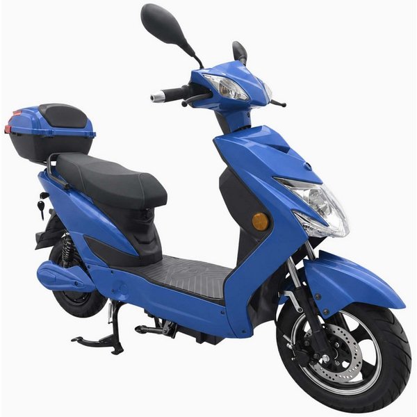 Urban Hopper E-Motorroller Elektro-Roller mit Straßenzulassung in Grau Urban Hopper Enjoy, 1000 W, 25 km/h, Reichweite ca. 75 km mit LED, Scheibenbremsen Inklus