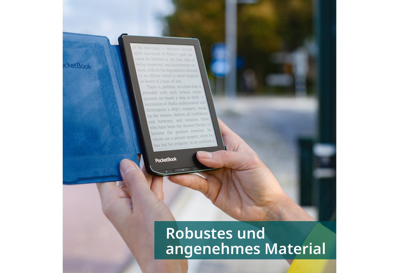 PocketBook E-Reader-Hülle Pocketbook Shell Cover Flowers 6 Zoll – Bild 2 von 5