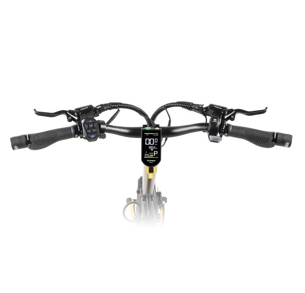 TEVERUN E-Scooter Teverun Blade Mini Pro eKFV E-Scooter mit Straßenzulassung, 20 km/h, (Packung), 22,5Ah DMEGC, 2×250W Bosch, ABE, Federung, APP – Bild 4 von 5