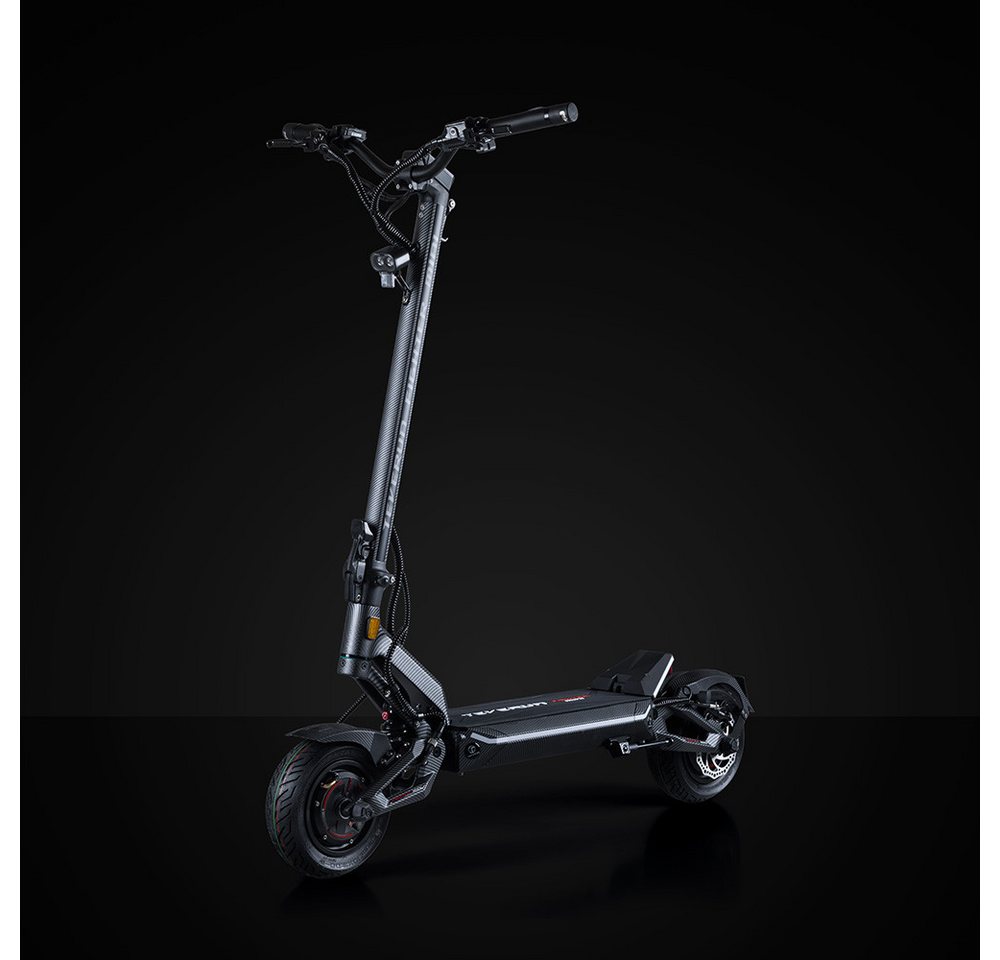 TEVERUN E-Scooter Teverun Fighter Mini eKFV E-Scooter mit Straßenzulassung, 20 km/h, (Packung), 30,8Ah Samsung, 2×250W Bosch, ABE, KKE-Dämpfer, Smart BMS, APP – Bild 3 von 5
