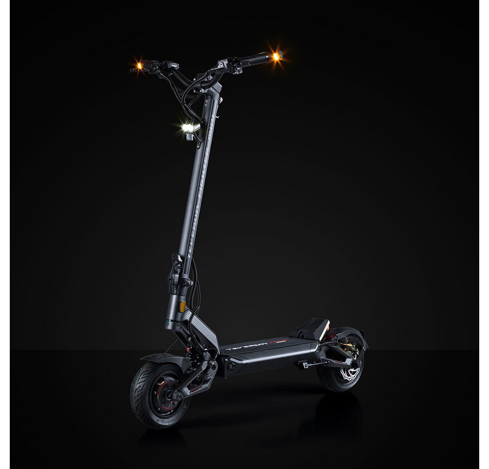 TEVERUN E-Scooter Teverun Fighter Mini eKFV E-Scooter mit Straßenzulassung, 20 km/h, (Packung), 30,8Ah Samsung, 2×250W Bosch, ABE, KKE-Dämpfer, Smart BMS, APP – Bild 4 von 5