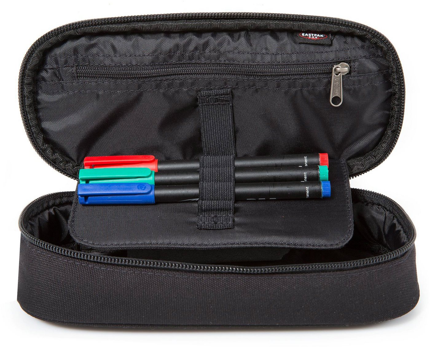 Eastpak Schreibgeräteetui OVAL SINGLE, Schulmäppchen, Federmäppchen mit Stifteschlaufen und Logo-Patch – Bild 3 von 5