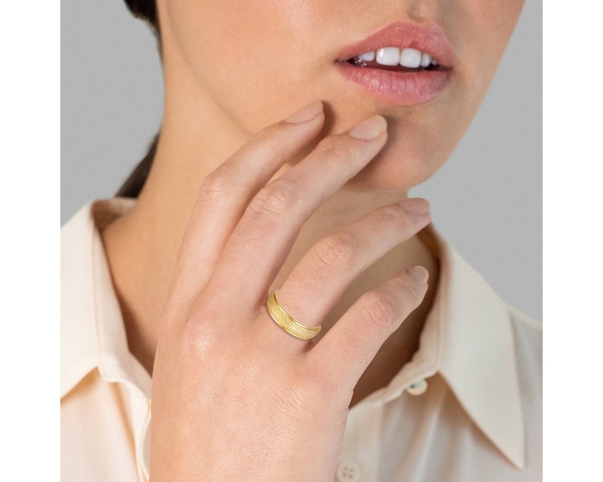 Eastside Fingerring gelbgold, aus Edelstahl – Bild 2 von 4