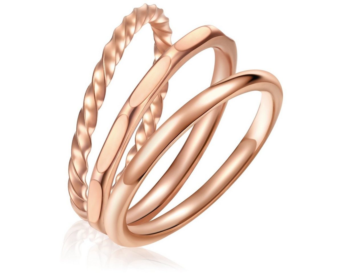 Eastside Fingerring roségold, aus Edelstahl – Bild 2 von 5