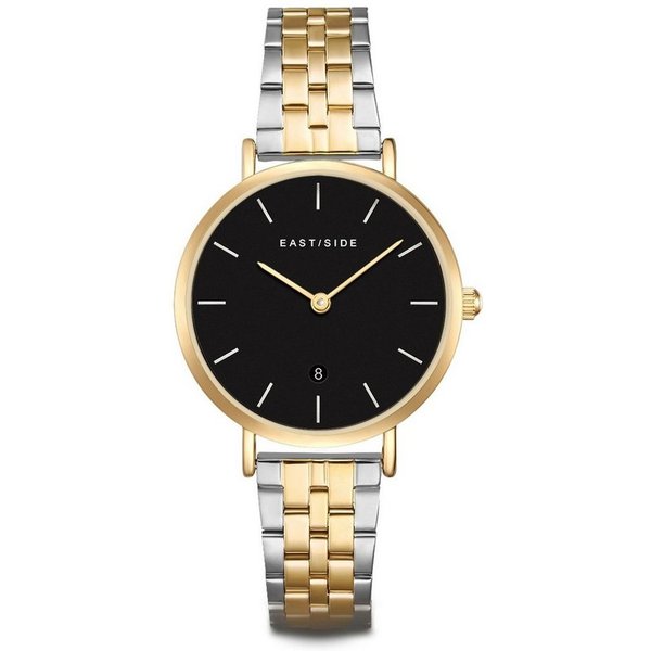Eastside Quarzuhr Bloomfield silber/gelbgold, mit Edelstahl-Armband