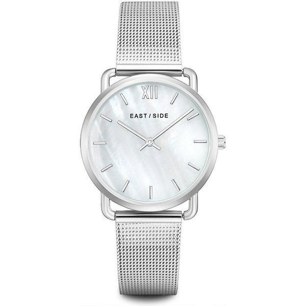 Eastside Quarzuhr Pearl Moon silber, mit Perlmutt