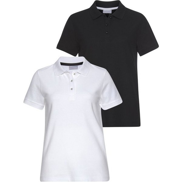 Eastwind Poloshirt (Packung, 2-tlg., 2er-Pack) figurumspielende Passform, Polokragen, Basic-Stil
