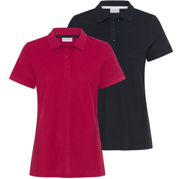 Eastwind Poloshirt (Packung, 2-tlg., 2er-Pack) figurumspielende Passform, Polokragen, Basic-Stil