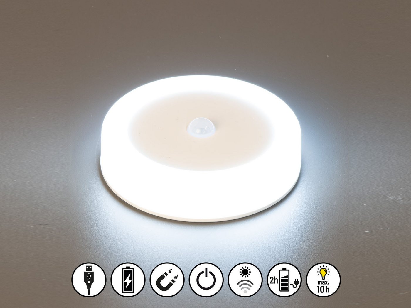 easy! BY FHL Schrankleuchte, Tageslicht, LED fest integriert, Tageslichtweiß, 2er SET kabellose Lampen - Schrankbeleuchtung & Unterbauleuchten Küche – Bild 5 von 5