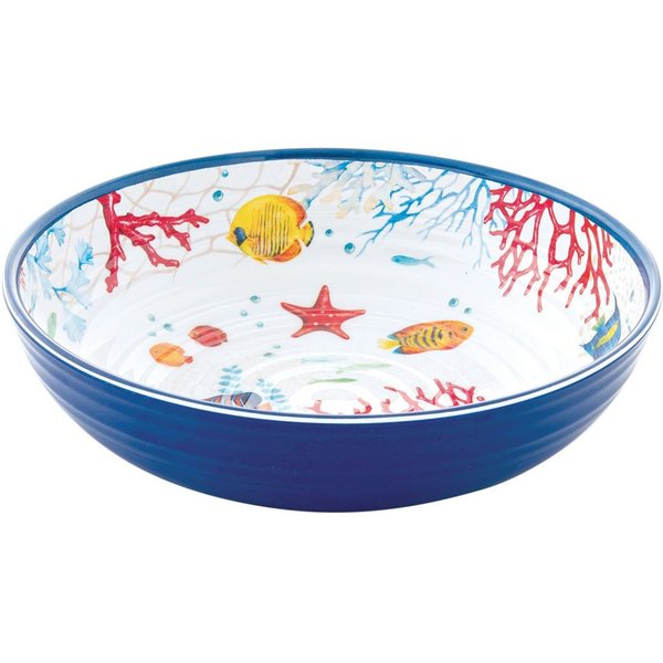 EasyLife Suppenteller Bora Bora, Spülmaschinengeeignet, Mehrfarbig, Unterwasser, H: 5cm