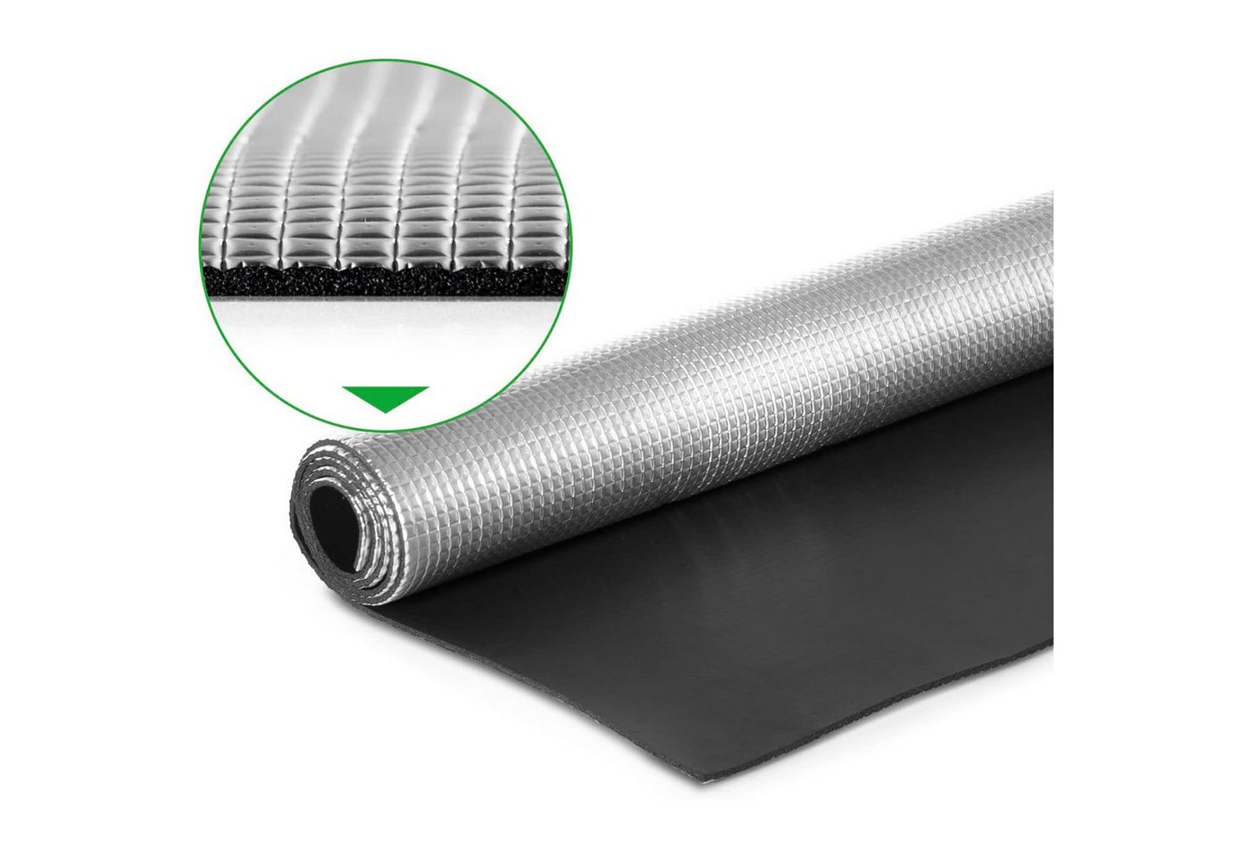 EASYmaxx Heizkörperreflexionsfolie Heizkörper Reflexionsfolie Heizung Isolierfolie Isoliermatte, 3 mm Stärke, 100 x 70 cm Zuschneidbar – Bild 2 von 5