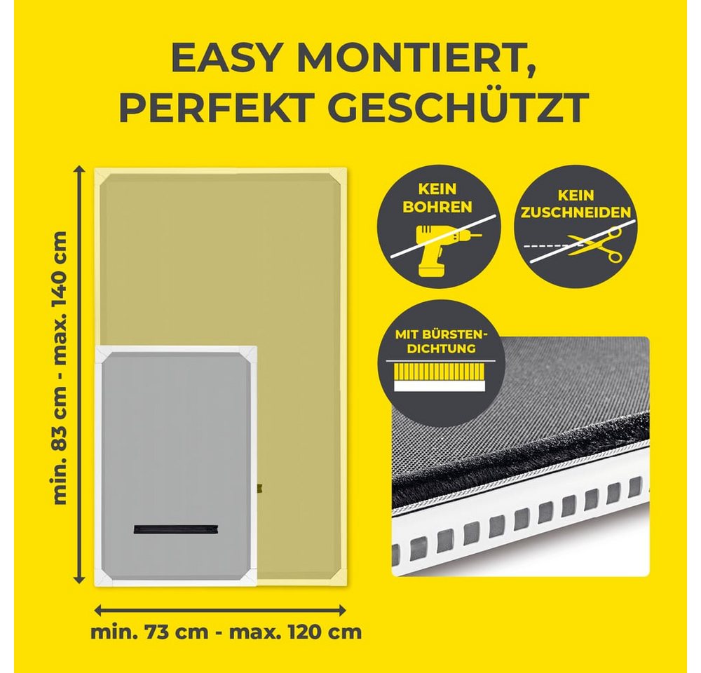 EASYmaxx Insektenschutz-Fensterrahmen, (2-St) – Bild 4 von 5