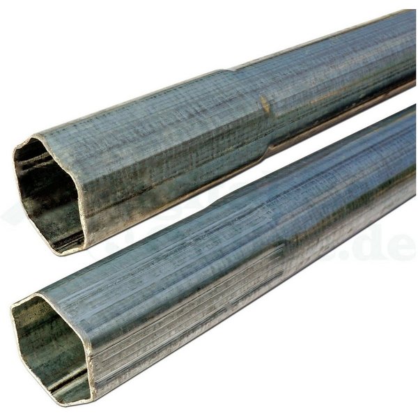 EasyMount SAT-Halterung Steckmast Set Stahl ø 48mm 190cm aus verzinktem Stahl mit Mastkappe