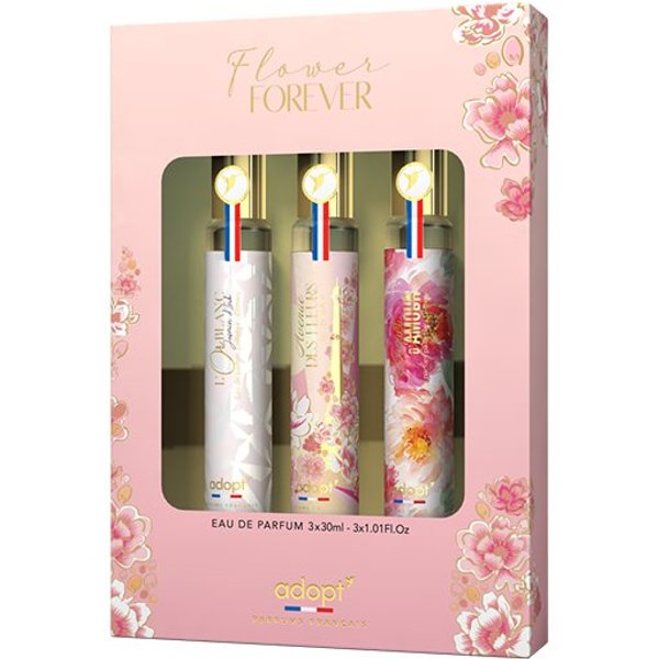 adopt Eau de Parfum adopt FLOWER FOREVER 3 er Set, 3 x 30 ml Eau de Parfums für Damen