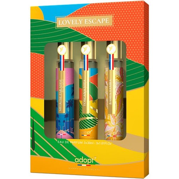 adopt Eau de Parfum adopt LOVELY ESCAPE 3 er Set, 3 x 30 ml Eau de Parfums für Damen