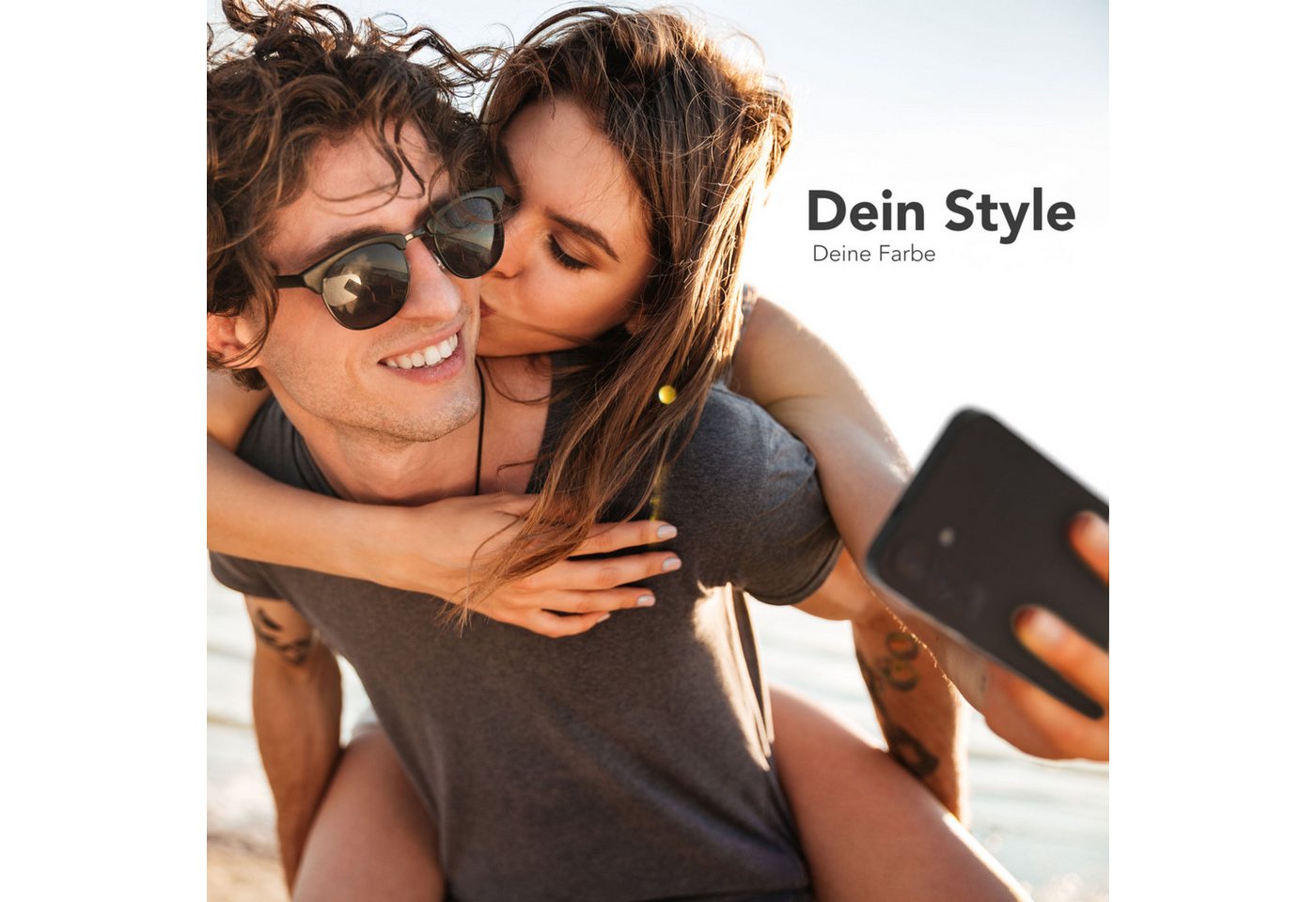EAZY CASE Handyhülle Slimcover Solid Schwarz für Galaxy S25 Serie 6,2 Zoll, schwarze Hülle Ultra Dünn Silikon Backcover TPU Telefonhülle Solid – Bild 2 von 5