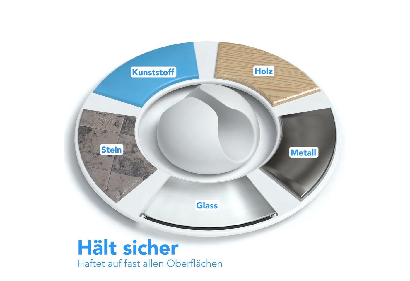 EAZY CASE Kabelführung 12x Kabelmanagement Set, Clips Kabelmanager Kabel Fixierung Kabel Organizer Schreibtisch Weiß – Bild 4 von 5