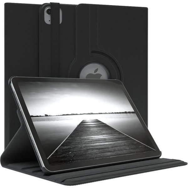 EAZY CASE Tablet-Hülle Apple iPad Air 11 (2026) Rotationcase 11 Zoll, Hülle 360° drehbar mit Standfunktion Etui Anti-Kratz Tasche Schwarz