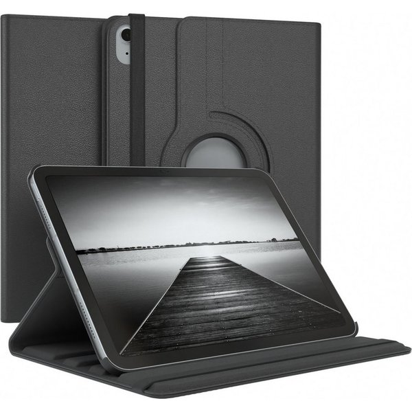 EAZY CASE Tablet-Hülle Rotation Case für Apple iPad 2025 (11. Gen) 11 Zoll, Hülle 360° drehbar mit Standfunktion Etui Anti-Kratz Tasche Schwarz