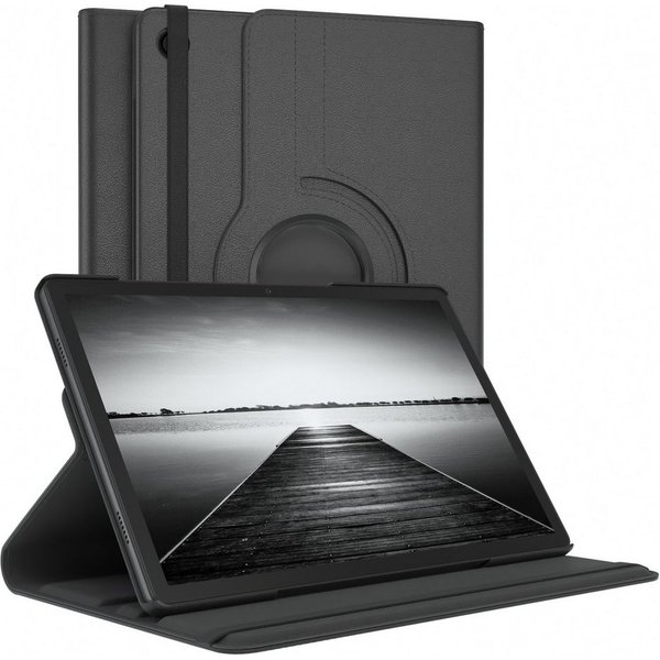 EAZY CASE Tablet-Hülle Rotation Case für Galaxy Tab A9 Plus Rotationcase 11 Zoll, Hülle 360° drehbar mit Standfunktion Etui Anti-Kratz Tasche Schwarz