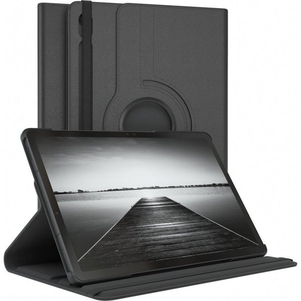 EAZY CASE Tablet-Hülle Rotation Case für Galaxy Tab S10 FE 10,9 Zoll, Hülle 360° drehbar mit Standfunktion Etui Anti-Kratz Tasche Schwarz