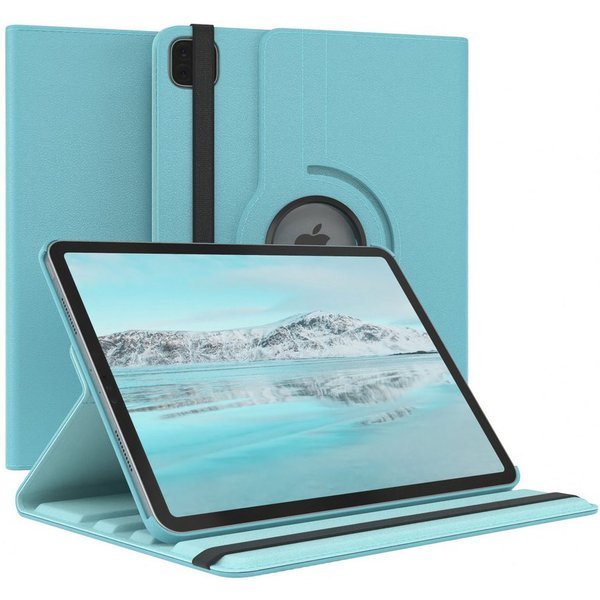 EAZY CASE Tablet-Hülle Rotation Case für iPad Pro 11" 1./2./3./4. Gen. 11 Zoll, Schutzasche für Tablets Flipcase Hülle Kratzschutz Displayschutz Blau