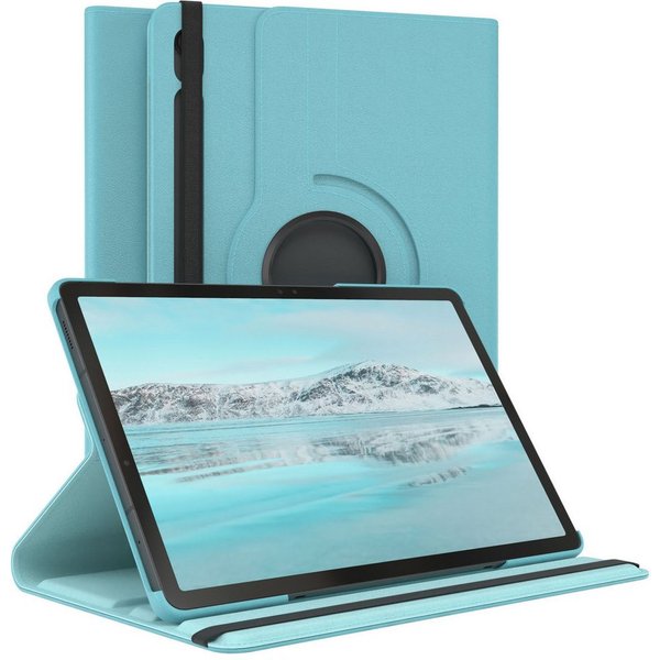 EAZY CASE Tablet-Hülle Rotationcase für Samsung Galaxy Tab S10 Lite 10,9 Zoll, Schutzasche für Tablets Flipcase Hülle Kratzschutz Displayschutz Blau