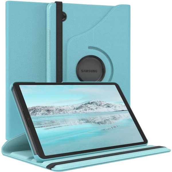 EAZY CASE Tablet-Hülle Rotationcase für Samsung Galaxy Tab A11 8,7 Zoll, Schutzasche für Tablets Flipcase Hülle Kratzschutz Displayschutz Blau