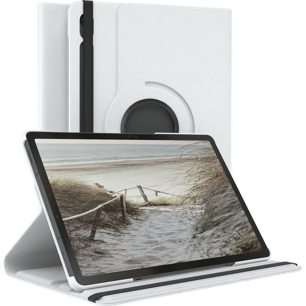 EAZY CASE Tablet-Hülle Rotationcase für Samsung Galaxy Tab S10 Lite 10,9 Zoll, Tablet Schutzhülle kratzfest stoßfest drehbar 360 Grad Weiß
