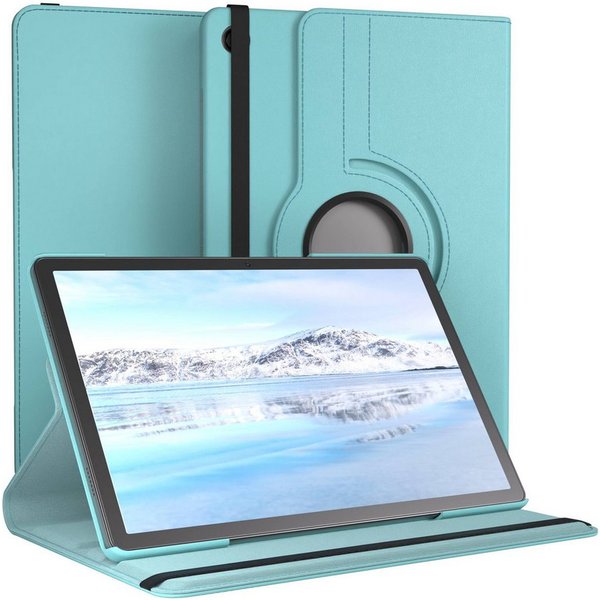 EAZY CASE Tablet-Hülle Rotationcase für Samsung Galaxy Tab A11 Plus 11 Zoll, Schutzasche für Tablets Flipcase Hülle Kratzschutz Displayschutz Blau