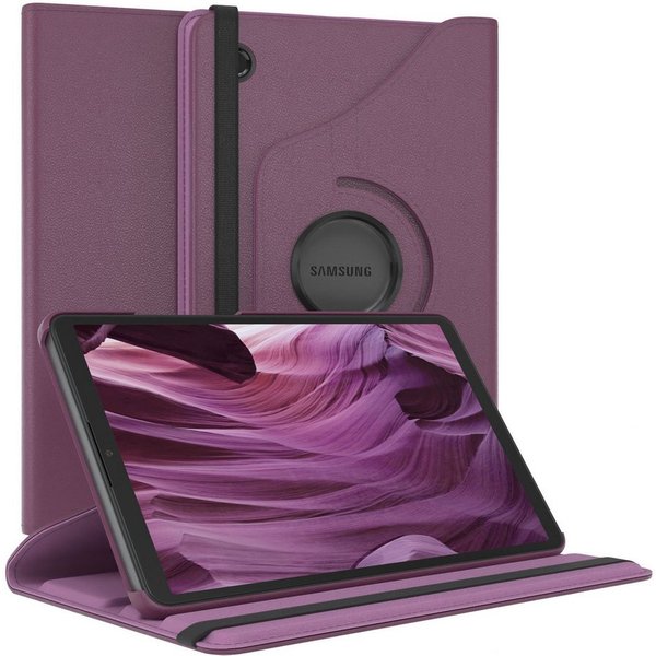EAZY CASE Tablet-Hülle Rotationcase für Samsung Galaxy Tab A11 8,7 Zoll, Tablet-Hülle Bookstyle Case Fullcover Schutz Tasche Stehfunktion Lila