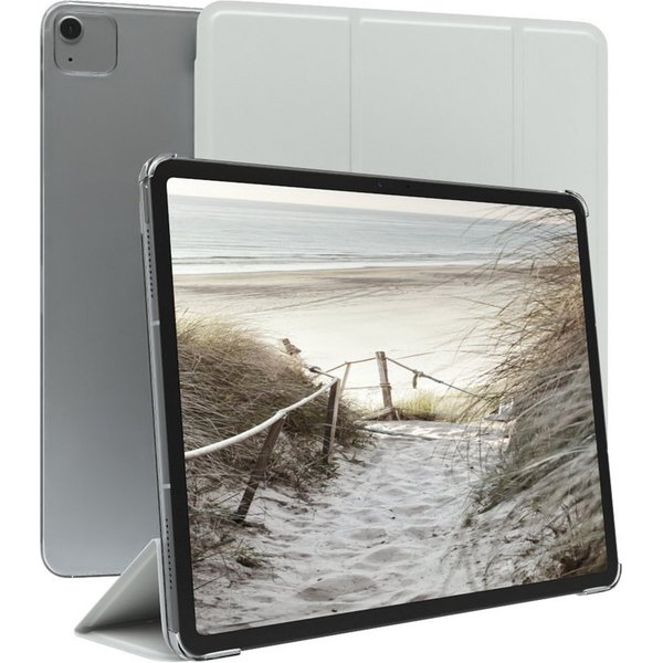EAZY CASE Tablet-Hülle Smart Case Apple für iPad Air 13 (2024) 13 Zoll, Schutzhülle mit Sleep Wake Up Funktion Smartcase verstellbar Etui Weiß