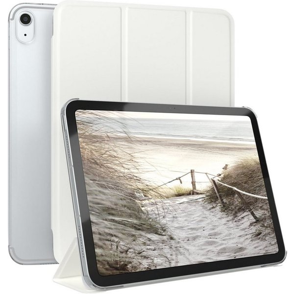 EAZY CASE Tablet-Hülle Smart Case für iPad 10,9" 10. Generation (2022) 10,9 Zoll, Schutzhülle mit Sleep Wake Up Funktion Smartcase verstellbar Etui Weiß